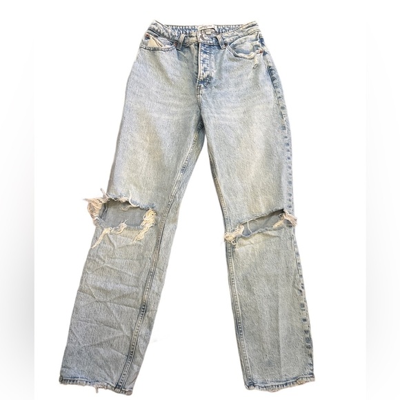 Abercrombie & Fitch Denim - Abercrombie & Fitch The Dad High Rise Curve Love 27/4R